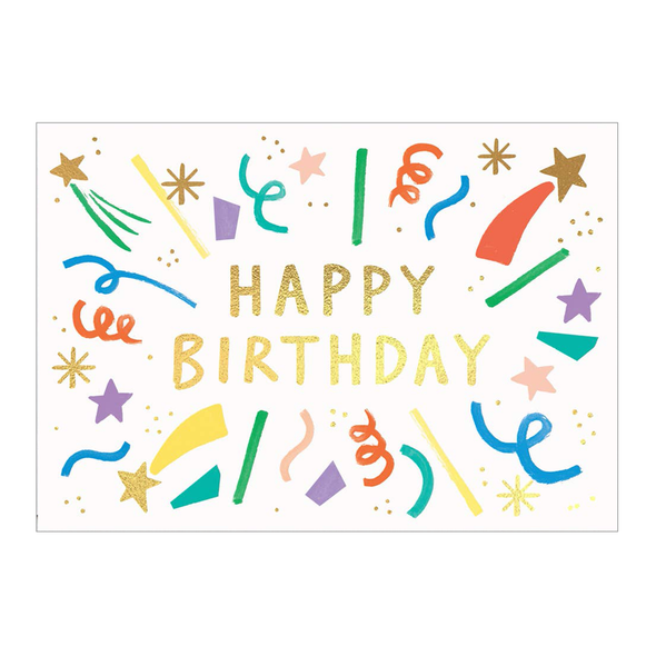 Charlotte Trounce Happy Birthday Burst Card by Wrap