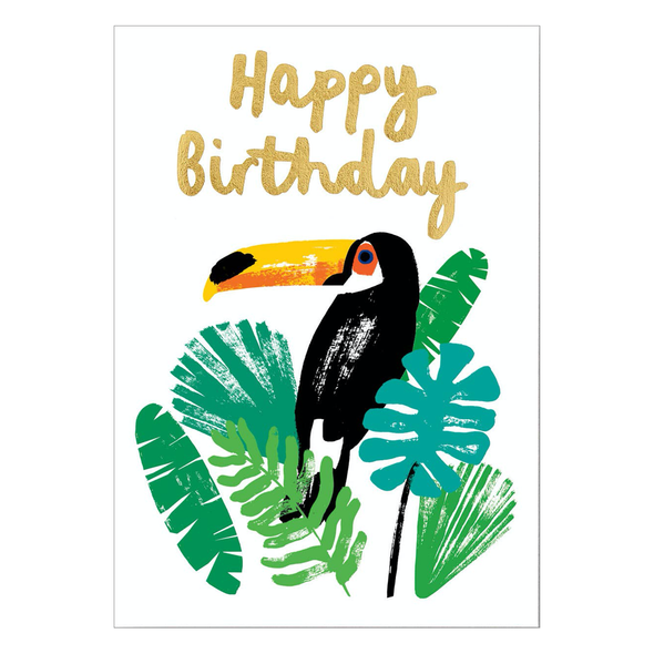 Charlotte Trounce Toucan Happy Birthday Card by Wrap