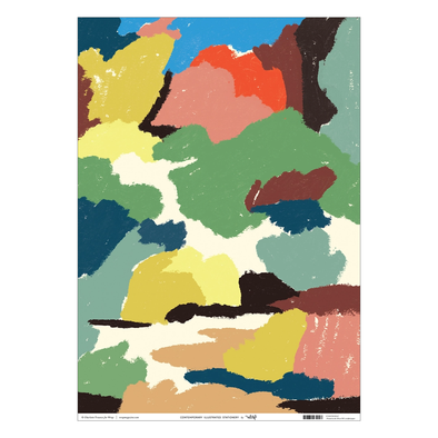 Landshapes Wrapping Paper Single Sheet by Wrap