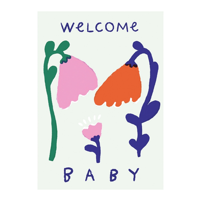 Rozalina Burkova Welcome Baby Card by Wrap