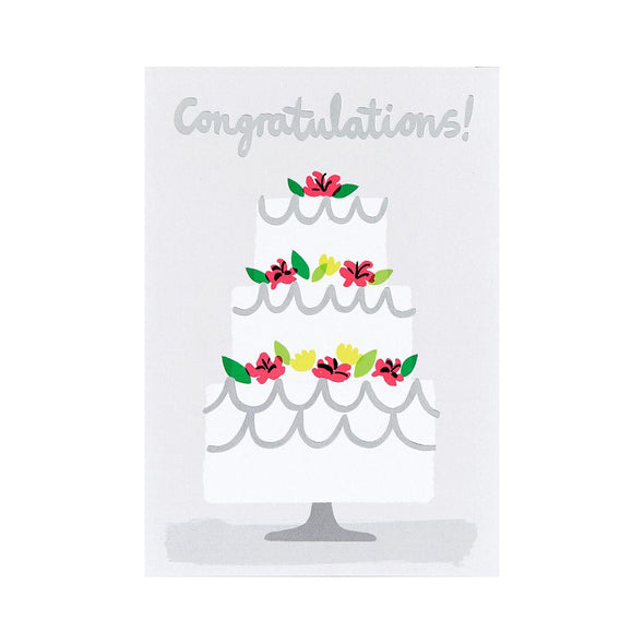 Charlotte Trounce Congratulations Cake Card by Wrap