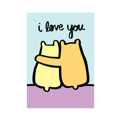 Alice Bowsher I Love You Bears Card by Wrap