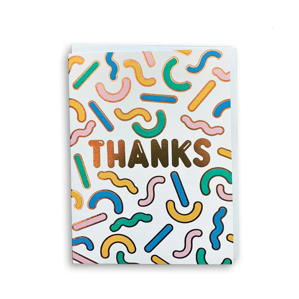 Rachel Peck Thanks Shapes Card by Wrap