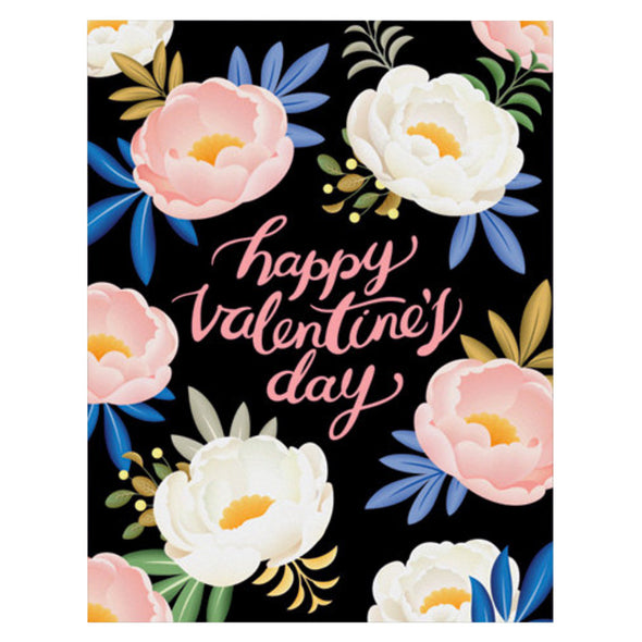 Peony Valentine's Day Card by Clap Clap