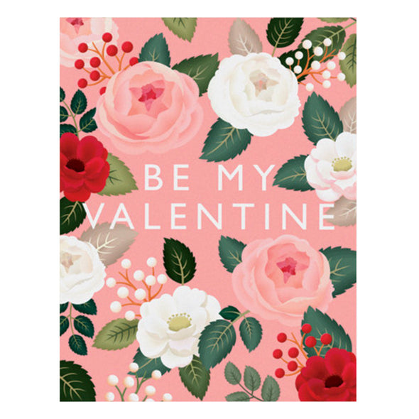 Pink Rose Valentine's Day Card by Clap Clap