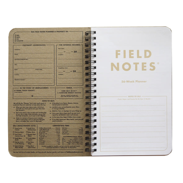 56-Week Planner by Field Notes