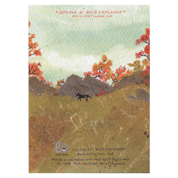 Becca Stadtlander Autumn Card by Little Otsu