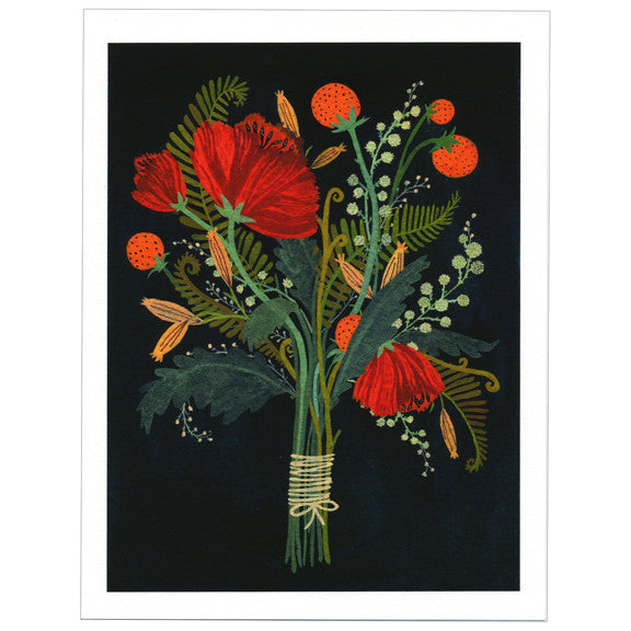 Becca Stadtlander Flowers Print by Little Otsu