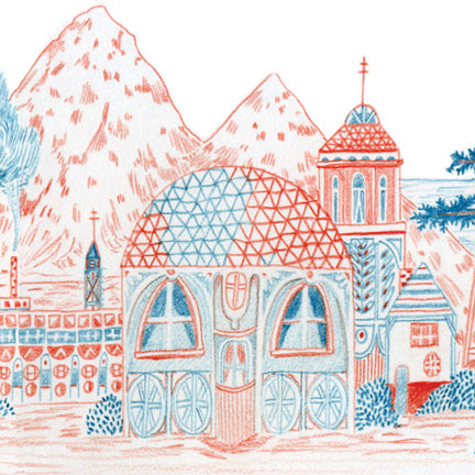 Lart C. Berliner Tiger Mountain Days Card by Little Otsu
