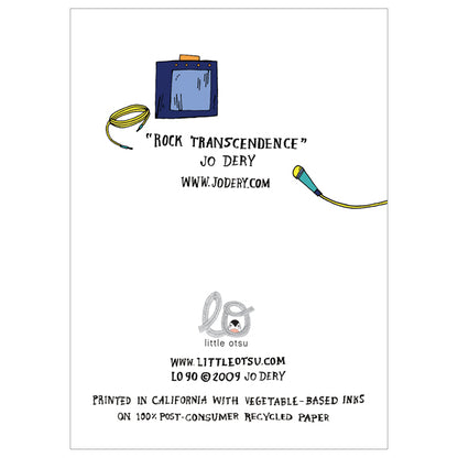Jo Dery Rock Transcendence Card by Little Otsu