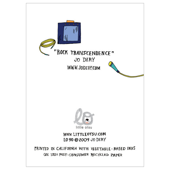 Jo Dery Rock Transcendence Card by Little Otsu