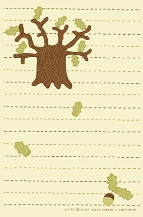 Oak Tree Stationery by Kate Sutton