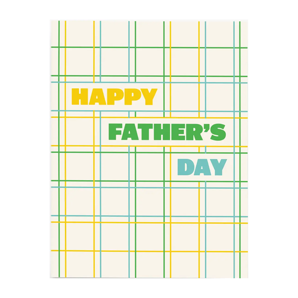 Father's Day Plaid Card by paper&stuff