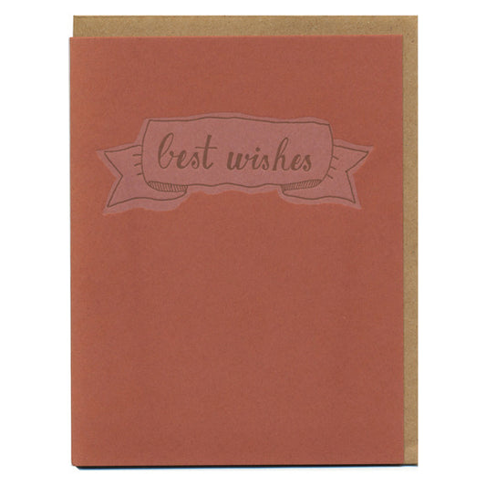 Best Wishes Card by Sycamore Street Press